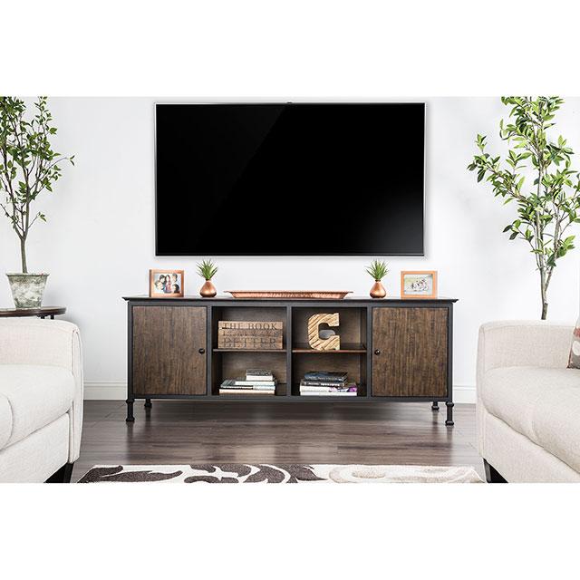 Broadland Medium Weathered Oak 72" TV Stand Half Price Furniture