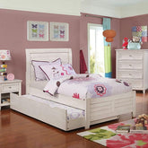 Brogan Antique White Full Bed Half Price Furniture