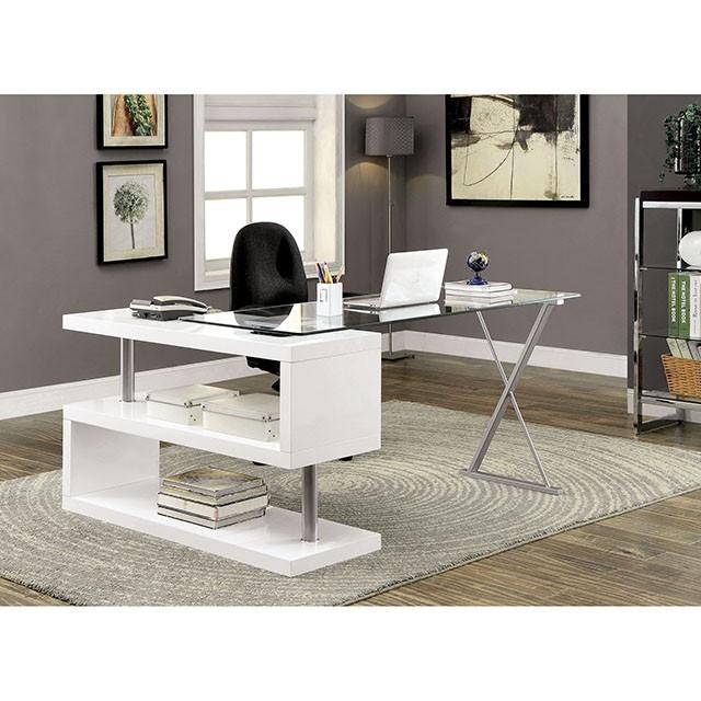 BRONWEN White Desk Half Price Furniture