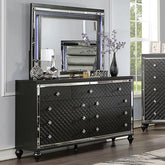 CALANDRIA Dresser, Gray Half Price Furniture