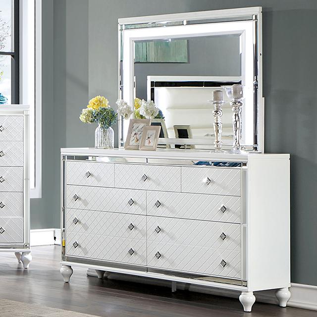 CALANDRIA Dresser, White Half Price Furniture