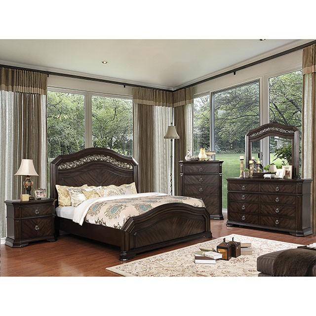 Calliope Espresso Queen Bed Half Price Furniture