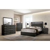 Camryn Warm Gray Mirror Half Price Furniture