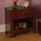 Cara Cherry Night Stand Half Price Furniture