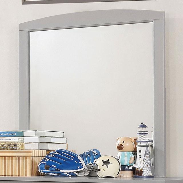 Caren Gray Mirror Half Price Furniture