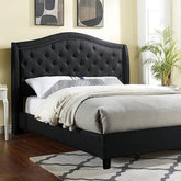 CARLY Cal.King Bed, Black Half Price Furniture