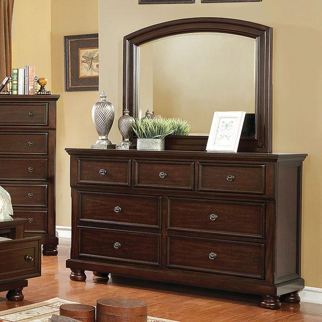 Castor Brown Cherry Dresser Half Price Furniture