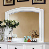 Castor White Mirror Half Price Furniture