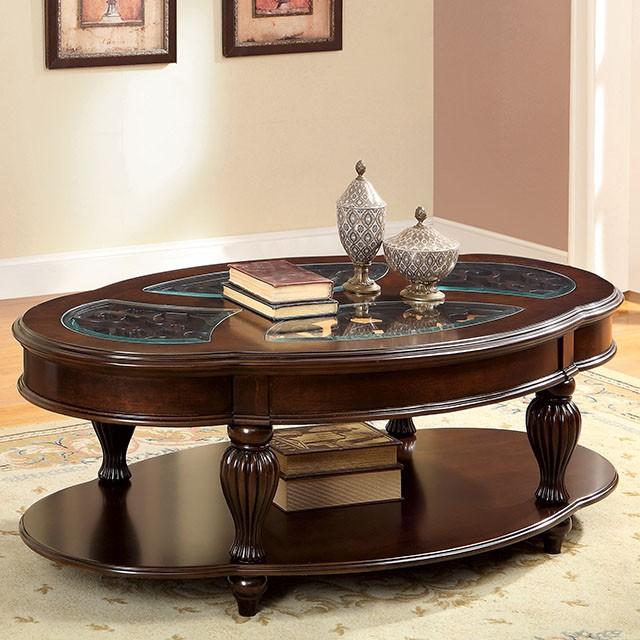 Centinel Dark Cherry Coffee Table Half Price Furniture