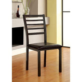 COLMAN Black Side Chair (2/CTN, K/D) Half Price Furniture