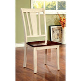 DOVER Vintage White/Cherry Side Chair (2/CTN) Half Price Furniture