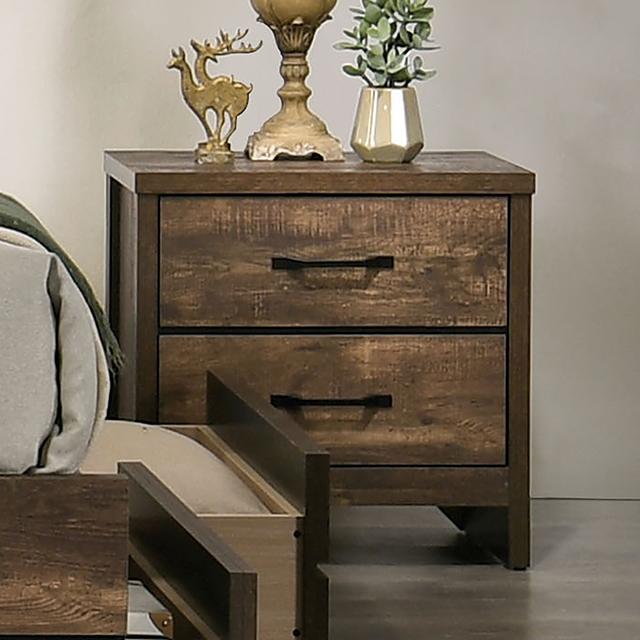 DUCKWORTH Night Stand, Light Walnut Half Price Furniture