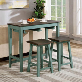 ELINOR 3 Pc. Bar Table Set - Half Price Furniture