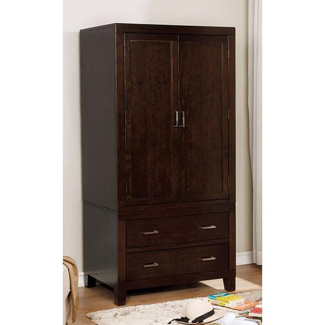 ENRICO Espresso Armoire Half Price Furniture