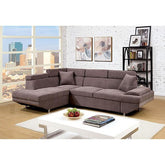 Foreman Brown Sectional, Brown Half Price Furniture