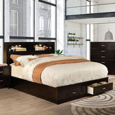 GERICO II Queen Bed, Espresso Half Price Furniture