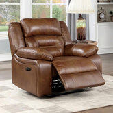 GILES Power Recliner, Brown Half Price Furniture