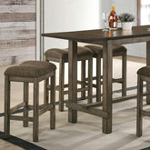 GUMBORO Counter Ht. Table w/ 2 x 12" Leaves Half Price Furniture