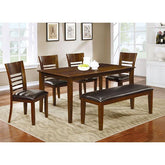 HILLSVIEW I Brown Cherry/Espresso Bench Half Price Furniture