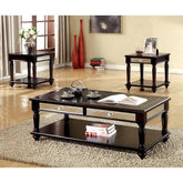 HORACE Espresso 3 Pc. Table Set Half Price Furniture