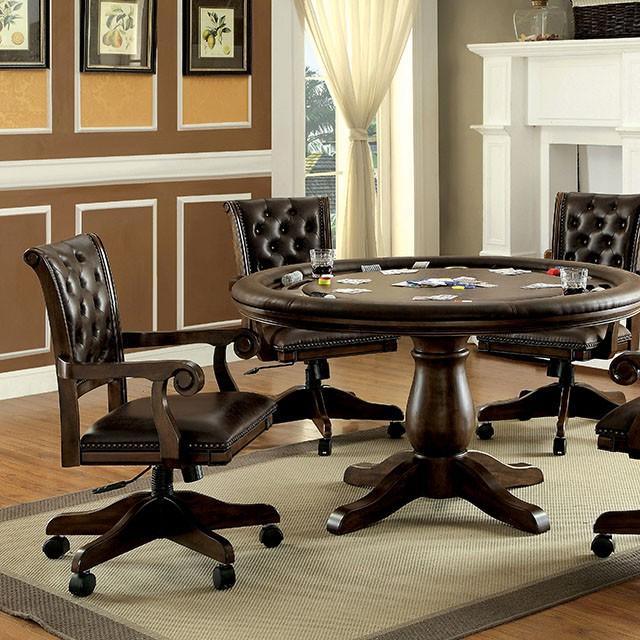 KALIA Brown Game Table Half Price Furniture