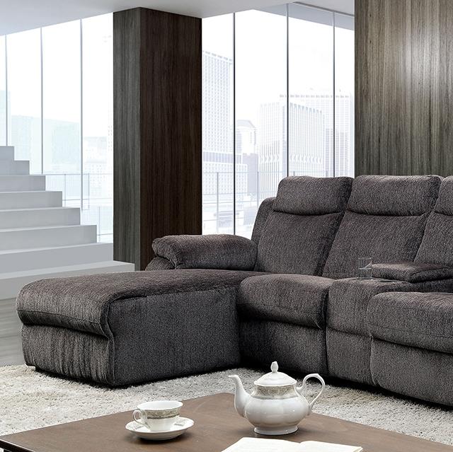 Kamryn Brown Sectional, Gray Half Price Furniture