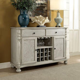 Kathryn Antique White Server, White Half Price Furniture