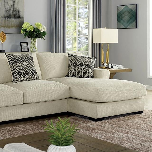 KAYLEE L-Shaped Sectional, Right Chaise Half Price Furniture