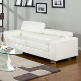 Makri White Sofa, White Half Price Furniture