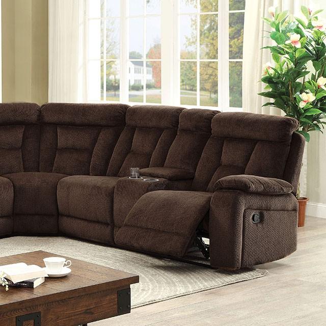 Maybell Brown SECTIONAL, BROWN Half Price Furniture