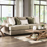 NEW MEADOWS Sofa, Ash Green/Ivory Half Price Furniture