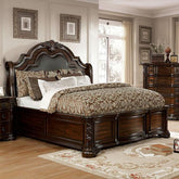 Niketas Brown Cherry/Espresso Cal.King Bed Half Price Furniture