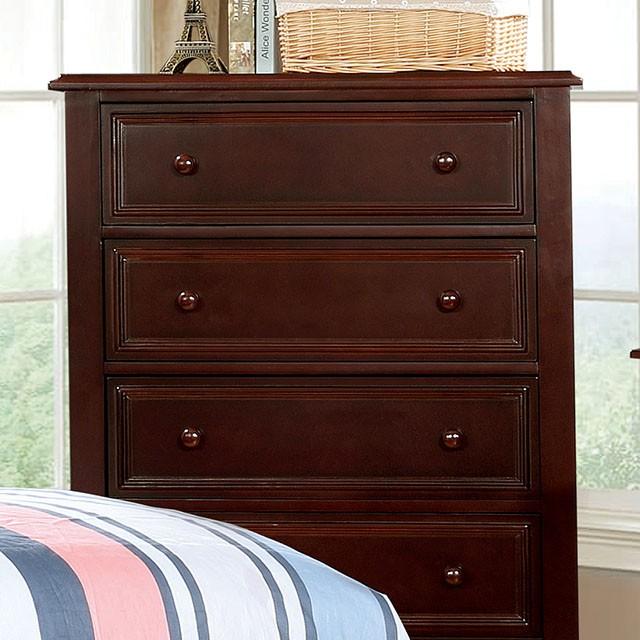 OLIVIA Chest, Dark Walnut Half Price Furniture