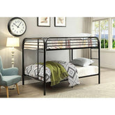 Opal Black Full/Full Bunk Bed Half Price Furniture