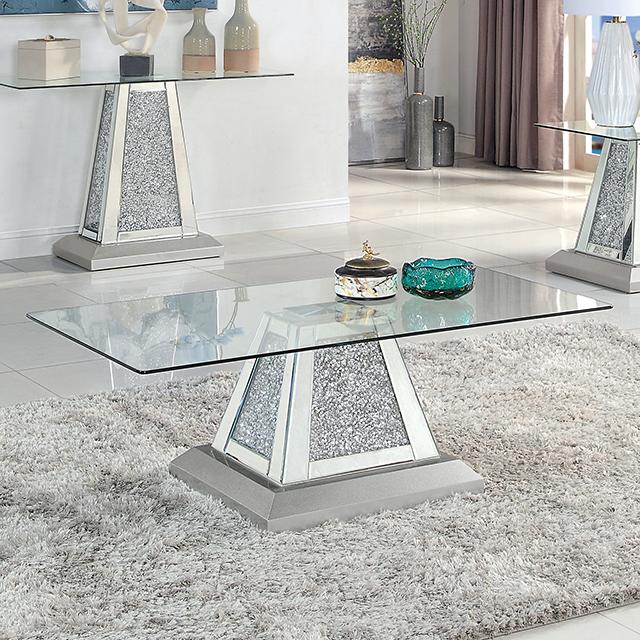 REGENSWIL Coffee Table, Silver Half Price Furniture