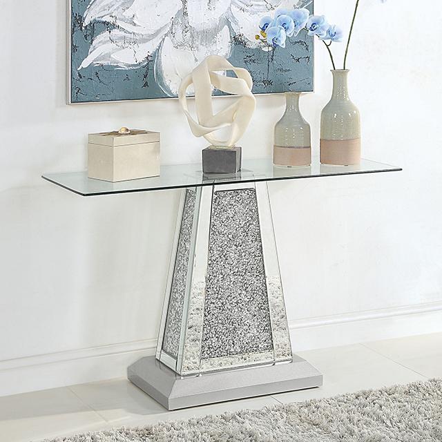 REGENSWIL Sofa Table, Silver Half Price Furniture