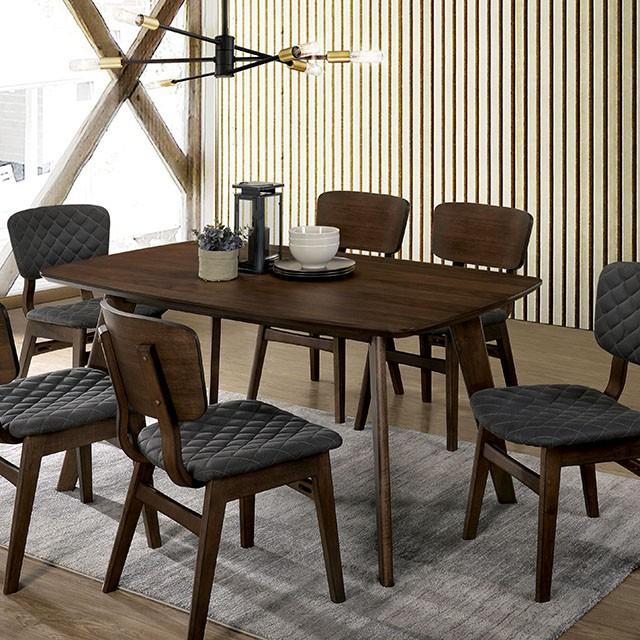 Shayna Black/Light Oak Dining Table Half Price Furniture