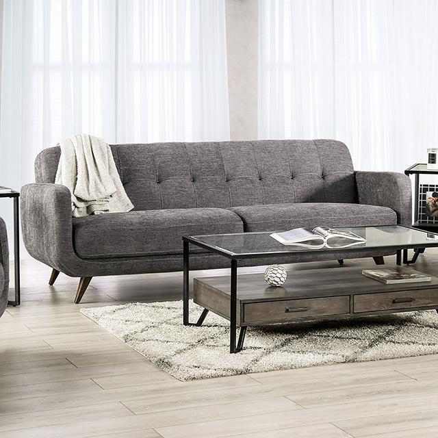 SIEGEN Sofa, Gray Half Price Furniture