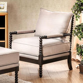 SYBIL Beige Accent Chair Half Price Furniture