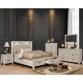 Tywyn Antique White Cal.King Bed Half Price Furniture