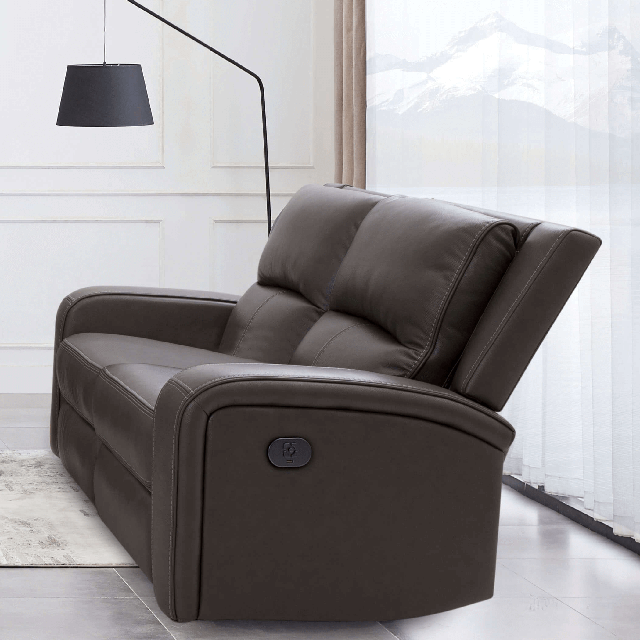 VASILIOS Power Loveseat, Gray Half Price Furniture