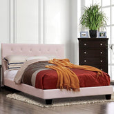 Velen Blush Pink Full Bed Half Price Furniture