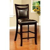 WOODSIDE II Dark Cherry/Espresso Counter Ht. Chair (2/CTN) Half Price Furniture