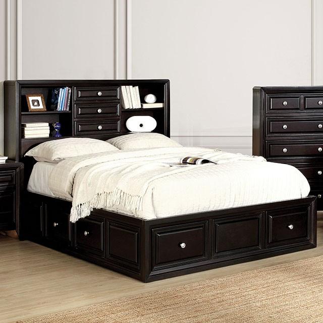 Yorkville Espresso Queen Bed Half Price Furniture