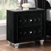 ZOHAR Night Stand, Black Half Price Furniture