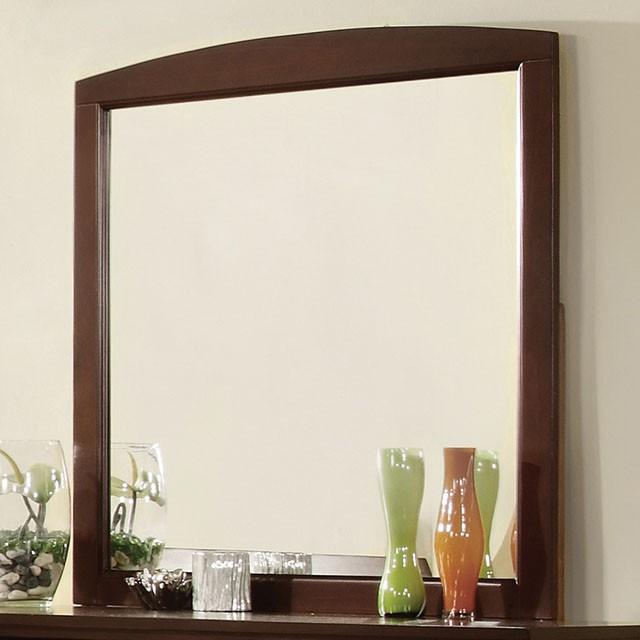 Corry Dark Walnut Mirror Half Price Furniture