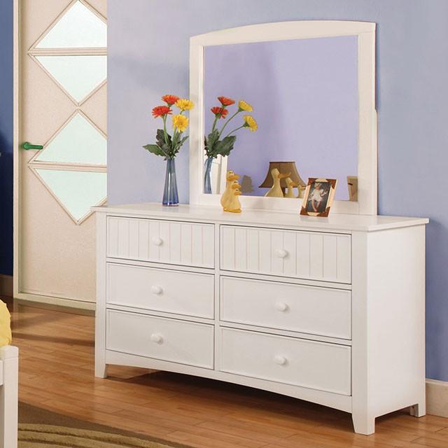 Corry White Dresser Half Price Furniture