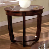 Crystal Falls Dark Cherry End Table Half Price Furniture