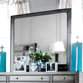 DAPHNE Gray Mirror Half Price Furniture