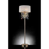 Deborah Gold 63"H Gold Floor Lamp Half Price Furniture